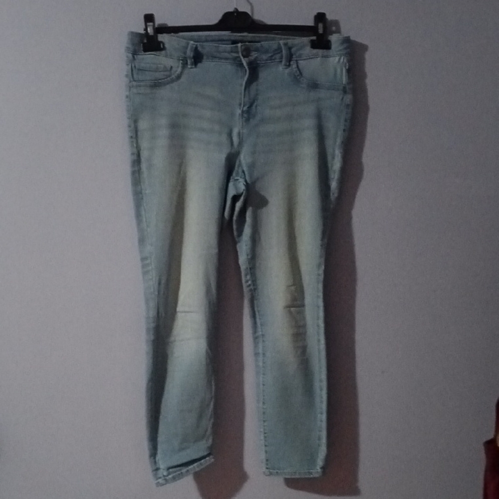 d. jeans Women's Faded Blue Ankle Jeans